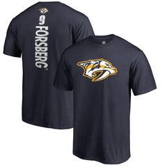 Filip Forsberg Nashville Predators Backer T-Shirt - Navy | NHL Clearance
