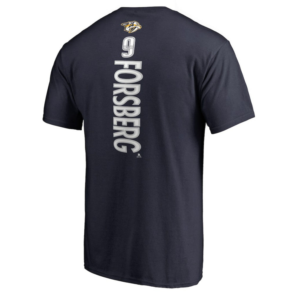 Filip Forsberg Nashville Predators Backer T-Shirt - Navy | NHL Clearance
