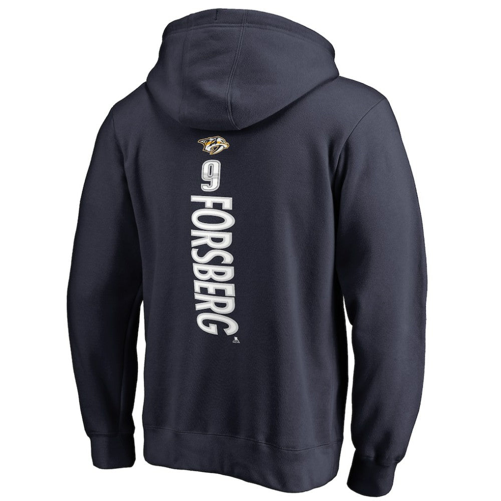 Filip Forsberg Nashville Predators Backer Pullover Hoodie - Navy | NHL near me