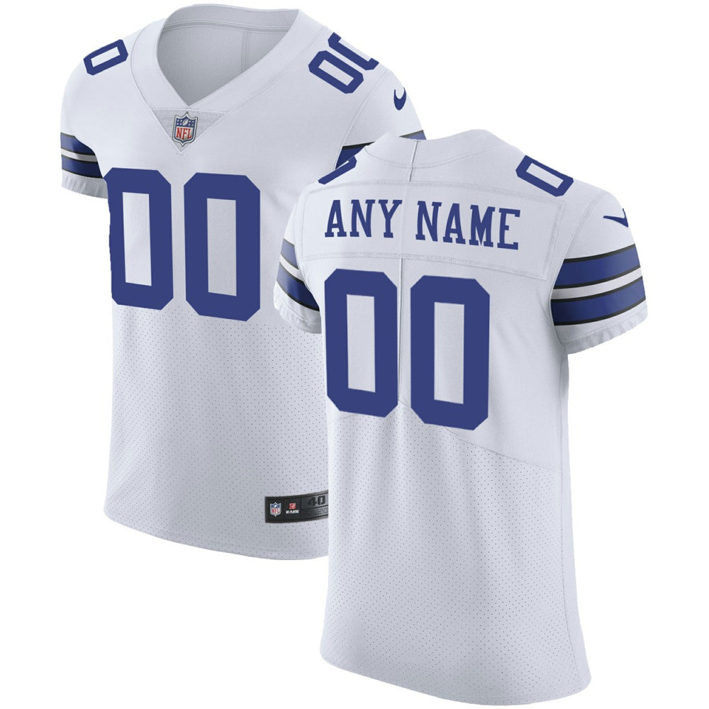 Dallas Cowboys Vapor Untouchable Custom Elite Jersey - White - Nike
