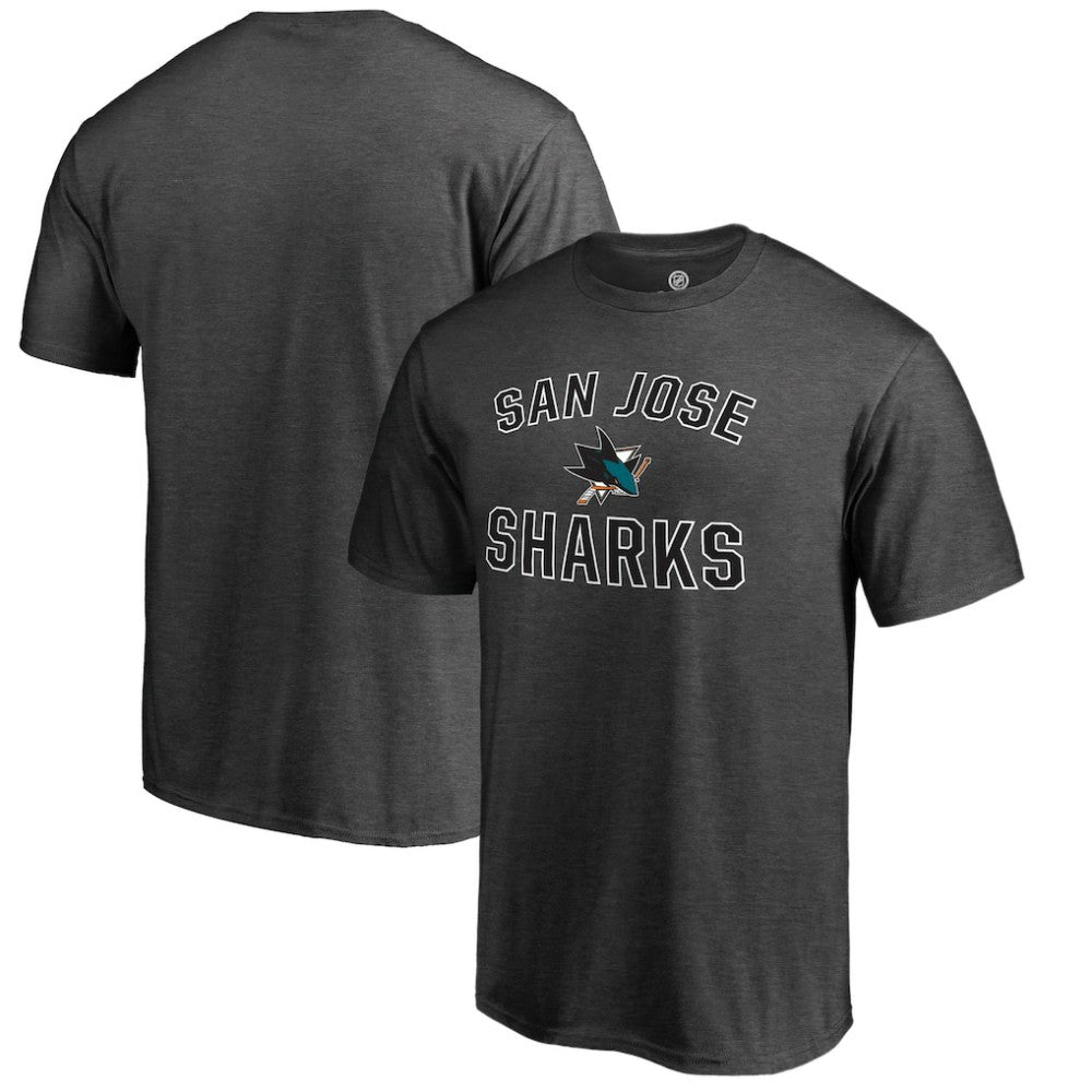 San Jose Sharks Victory Arch T-Shirt - Heathered Gray | NHL on sale