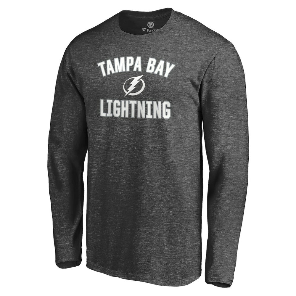 Tampa Bay Lightning Victory Arch Long Sleeve T-Shirt - Heathered Gray | NHL on sale