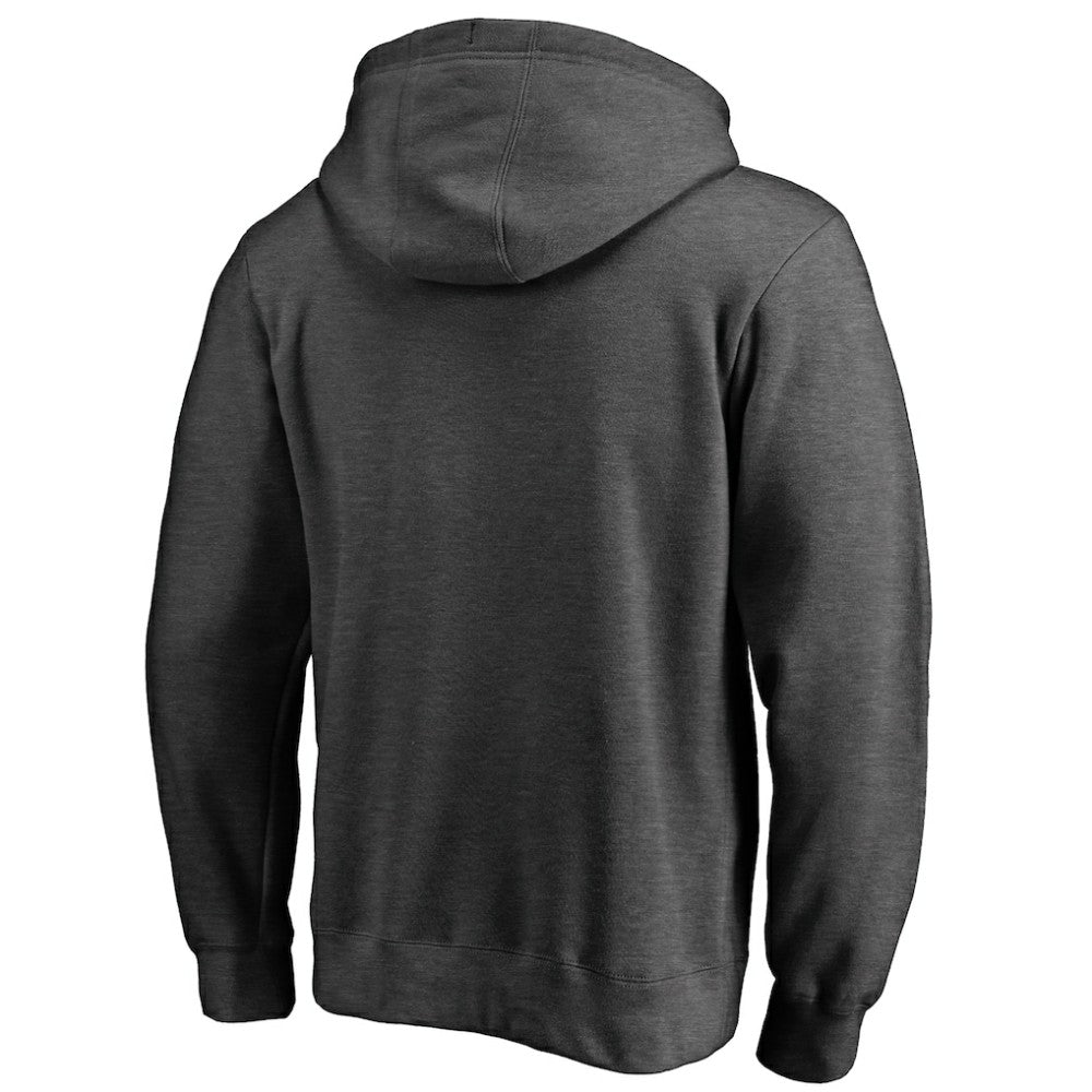 Carolina Hurricanes Victory Arch Team Fitted Pullover Hoodie - Heather Charcoal | NHL on sale