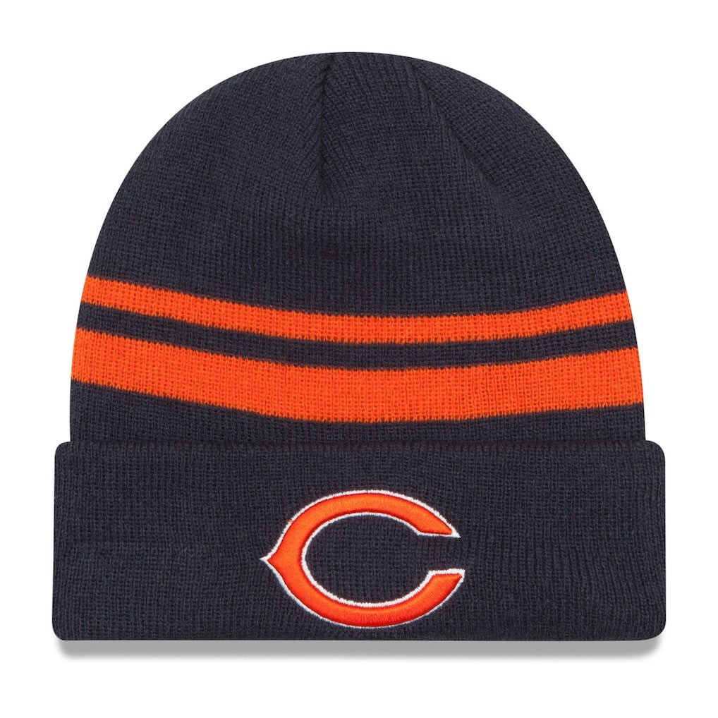 Chicago Bears New Era Team Logo Cuffed Knit Hat - Navy - NFL