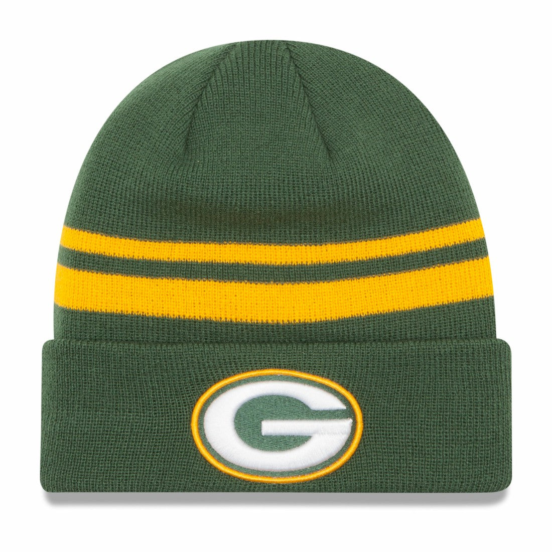 Green Bay Packers New Era Team Logo Cuffed Knit Hat - Green - NFL