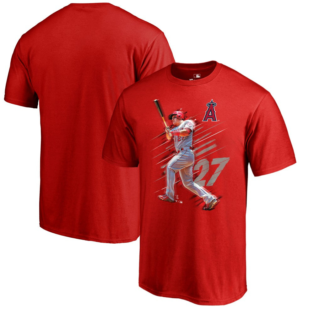Mike Trout Los Angeles Angels Fade Away T-Shirt Online