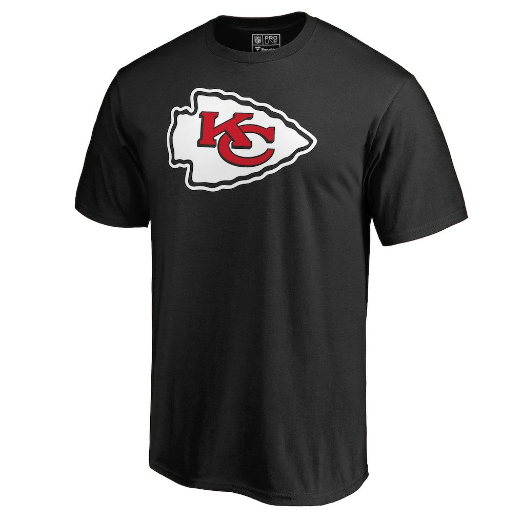 Kansas City Chiefs Primary Logo II T-Shirt - Black - NFL