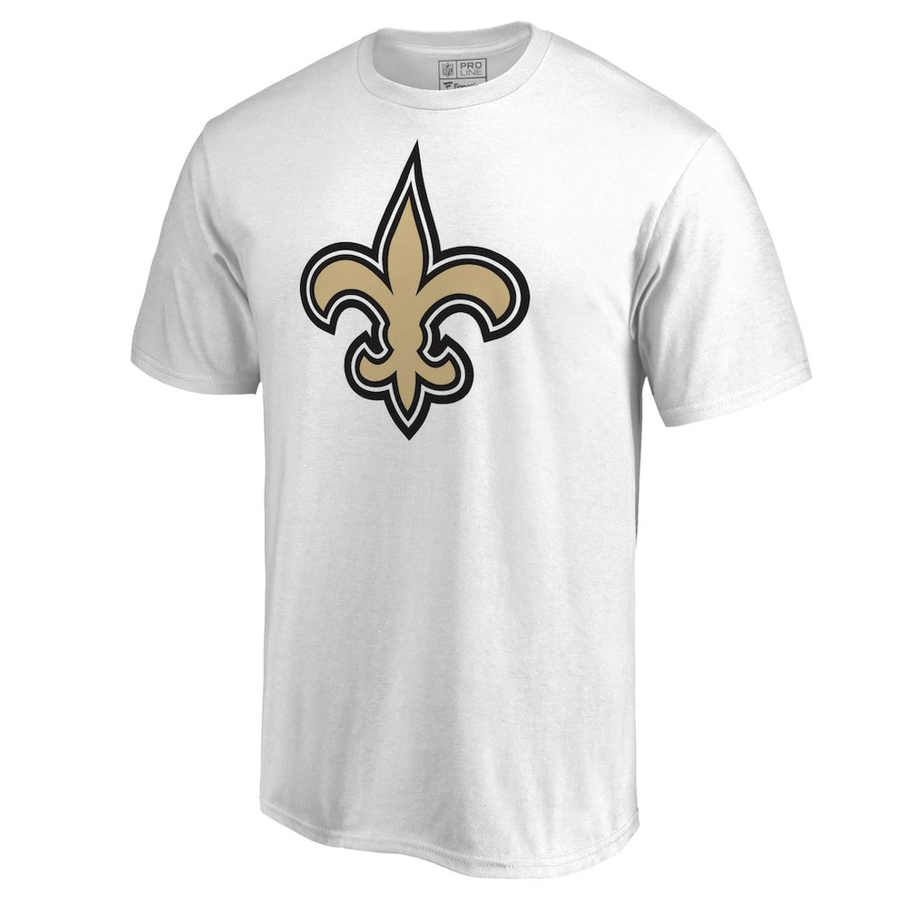 New Orleans Saints Primary Logo T-Shirt - White - NFL