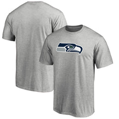 Seattle Seahawks Primary Logo T-Shirt - Heathered Gray - NFL