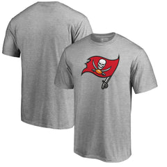 Tampa Bay Buccaneers Primary Logo T-Shirt - Heathered Gray - NFL