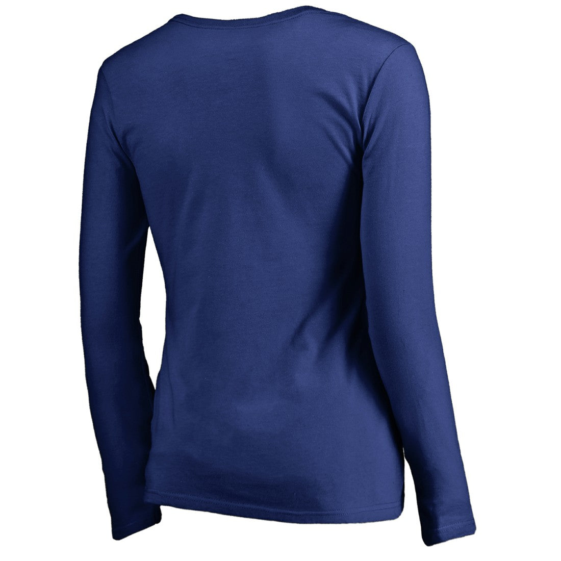 New York Giants Women's Primary Logo V-Neck Long-Sleeve T-Shirt - Royal - NFL