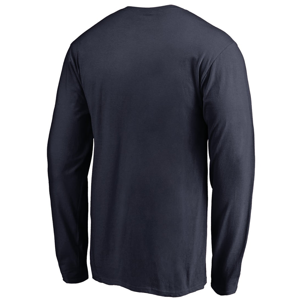 Denver Broncos Primary Logo Long-Sleeve T-Shirt - Navy - NFL