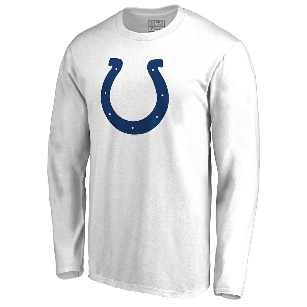 Indianapolis Colts Primary Logo Long-Sleeve T-Shirt - White - NFL