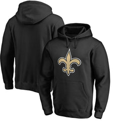 New Orleans Saints Primary Logo Pullover Hoodie - Black - NFL