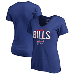 Buffalo Bills Women's Nostalgia T-Shirt - Royal - NFL