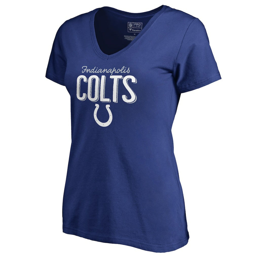 Indianapolis Colts Women's Nostalgia T-Shirt - Royal - NFL