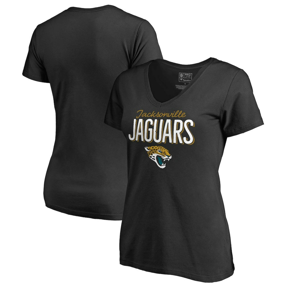 Jacksonville Jaguars Women's Nostalgia T-Shirt - Black - NFL