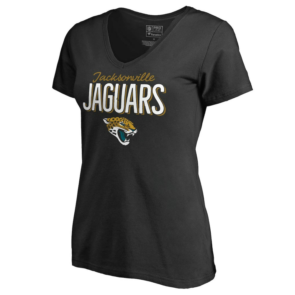Jacksonville Jaguars Women's Nostalgia T-Shirt - Black - NFL