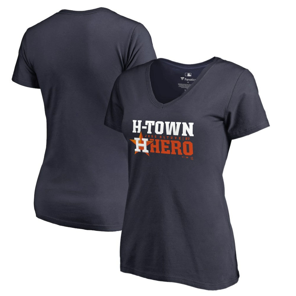 Jose Altuve Houston Astros Women's Player Hometown Collection V-Neck T-Shirt Online
