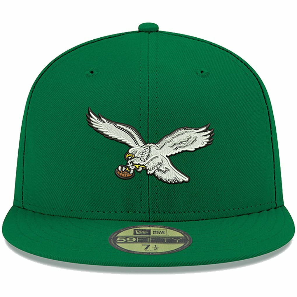 Philadelphia Eagles New Era Omaha Throwback 59FIFTY Fitted Hat - Kelly Green - NFL