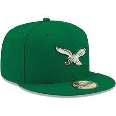 Philadelphia Eagles New Era Omaha Throwback 59FIFTY Fitted Hat - Kelly Green - NFL
