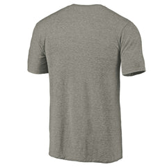 Sacramento Kings Distressed Team Logo Tri-Blend T-Shirt Heather Gray