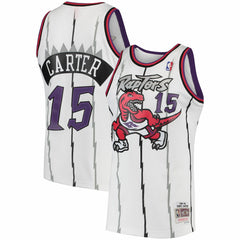 Mitchell & Ness Vince Carter Toronto Raptors 1998/99 Hardwood Classics Swingman Jersey White