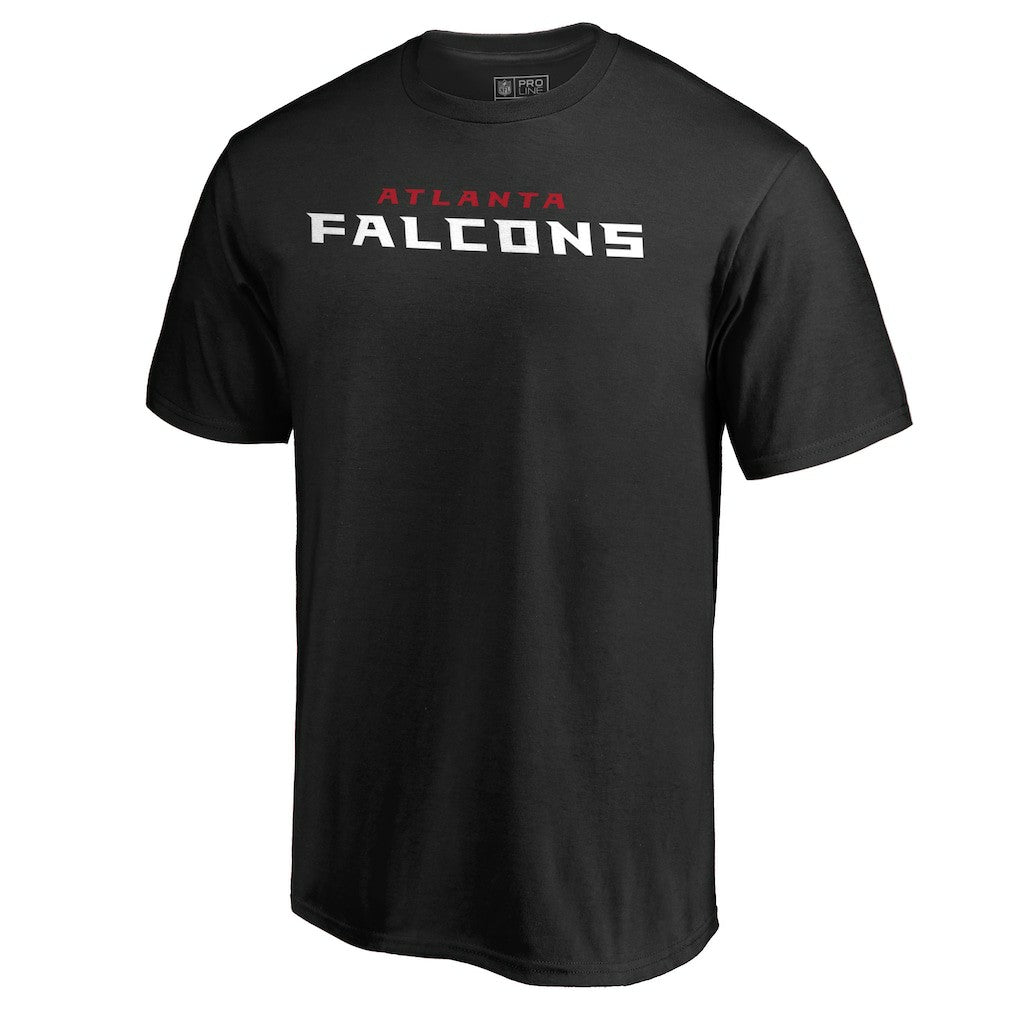 Atlanta Falcons Wordmark T-Shirt - Black - NFL
