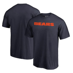 Chicago Bears Wordmark T-Shirt - Navy - NFL