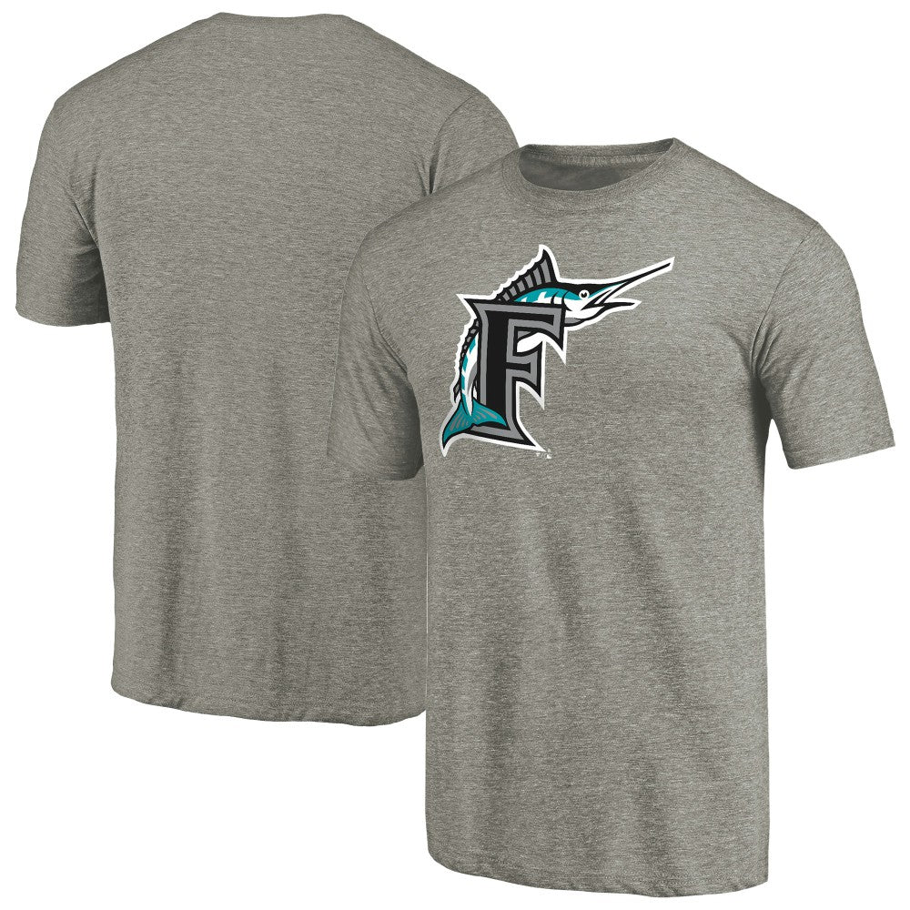 Miami Marlins Cooperstown Collection Forbes Tri-Blend T-Shirt Outlet
