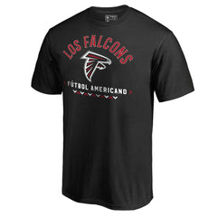 Atlanta Falcons Futbol Americano T-Shirt - Black - NFL