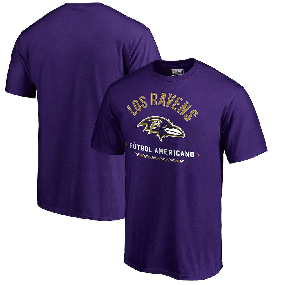 Baltimore Ravens Futbol Americano T-Shirt - Purple - NFL