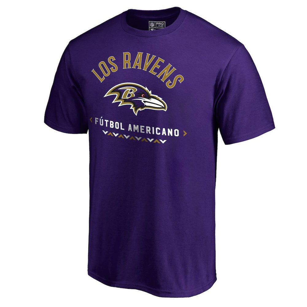 Baltimore Ravens Futbol Americano T-Shirt - Purple - NFL