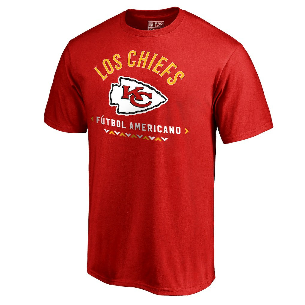 Kansas City Chiefs Futbol Americano T-Shirt - Red - NFL