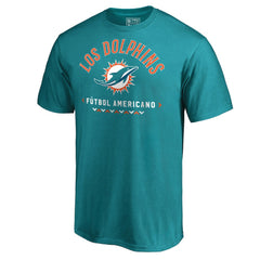 Miami Dolphins Futbol Americano T-Shirt - Aqua - NFL
