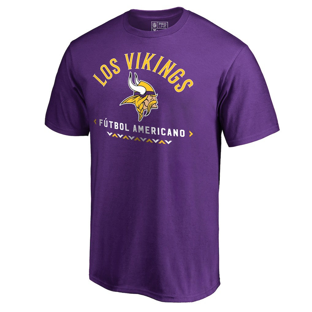 Minnesota Vikings Futbol Americano T-Shirt - Purple - NFL