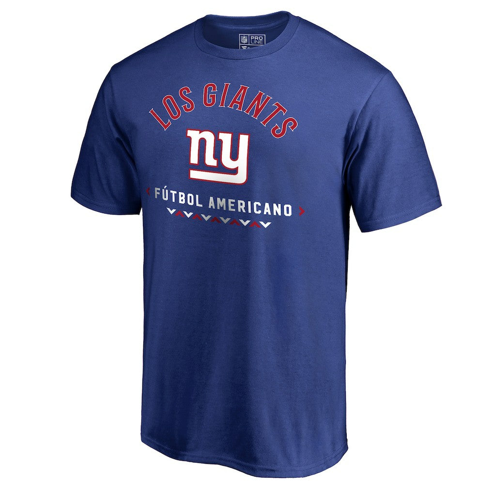 New York Giants Futbol Americano T-Shirt - Royal - NFL