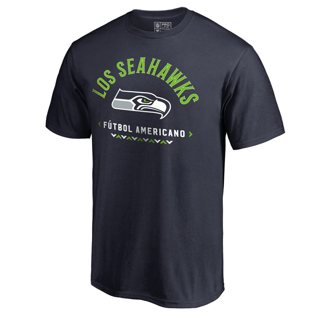Seattle Seahawks Futbol Americano T-Shirt - College Navy - NFL