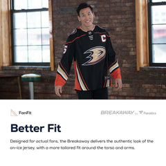Anaheim Ducks Fanatics Breakaway Away Jersey - White | Fanatics discount