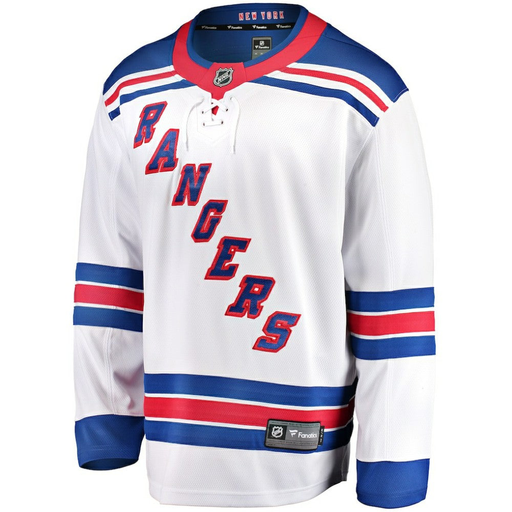 New York Rangers Fanatics Breakaway Away Jersey - White | Fanatics Clearance