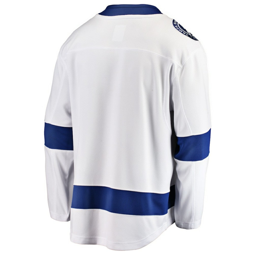 Tampa Bay Lightning Fanatics Breakaway Away Jersey - White | Fanatics on sale