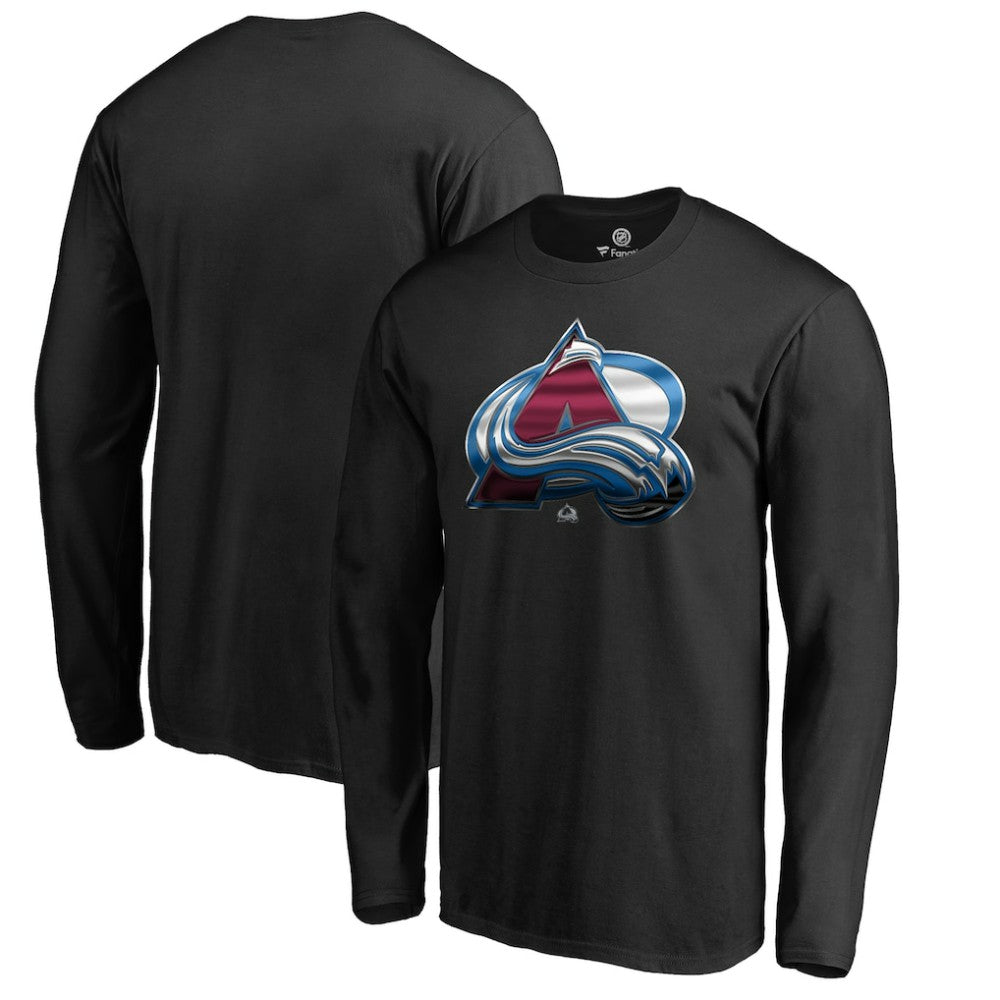 Colorado Avalanche Midnight Mascot Long Sleeve T-Shirt - Black | NHL near me