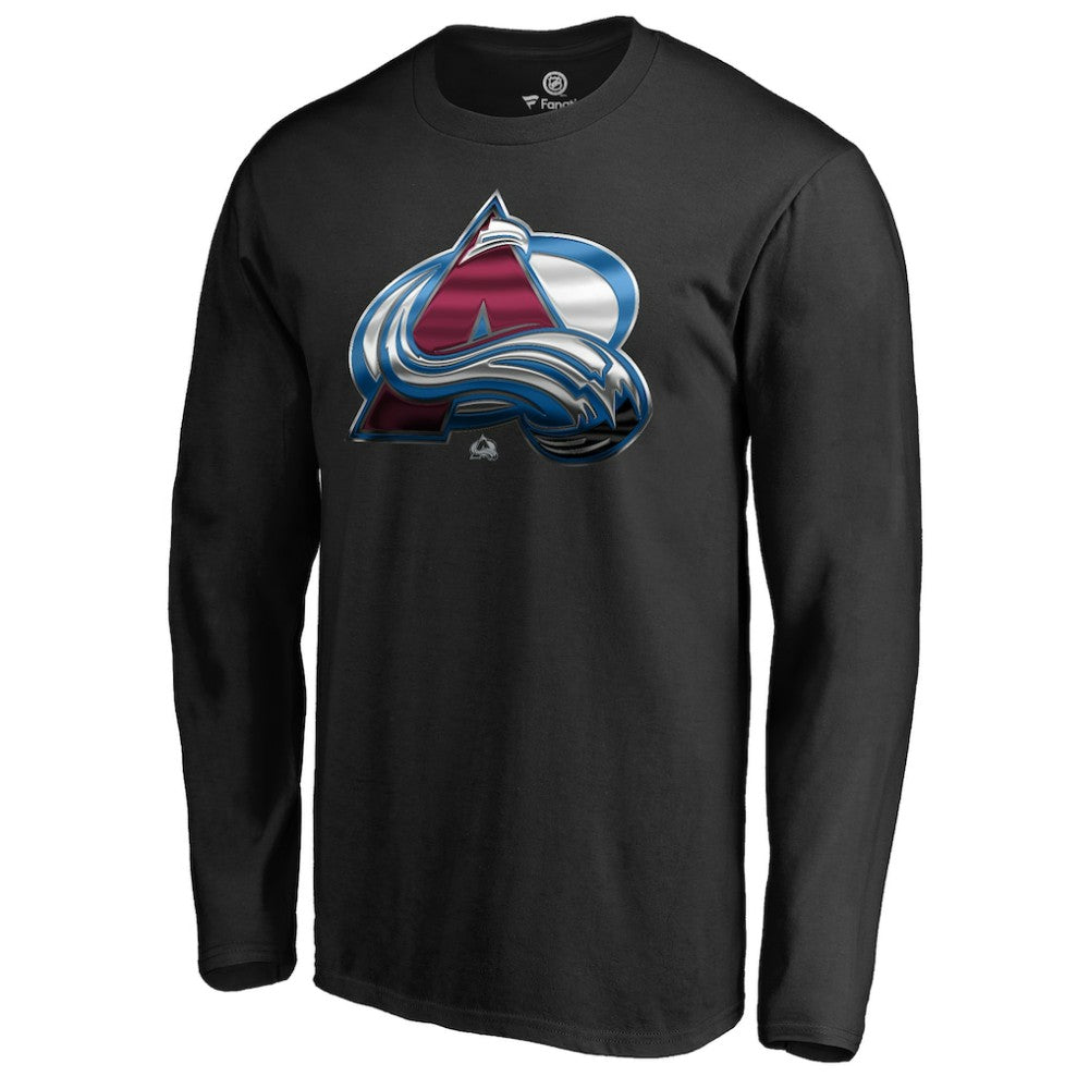 Colorado Avalanche Midnight Mascot Long Sleeve T-Shirt - Black | NHL near me