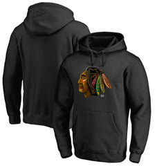 Chicago Blackhawks Midnight Mascot Pullover Hoodie - Black | NHL discount