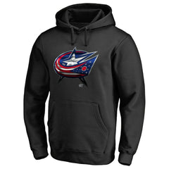 Columbus Blue Jackets Midnight Mascot Pullover Hoodie - Black | NHL Clearance
