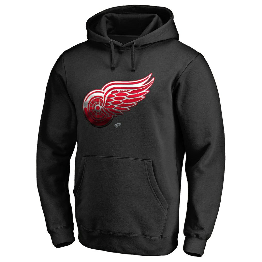 Detroit Red Wings Midnight Mascot Pullover Hoodie - Black | NHL online
