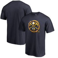 Denver Nuggets Splatter Logo T-Shirt Navy