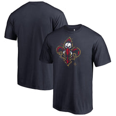 New Orleans Pelicans Splatter Logo T-Shirt Navy