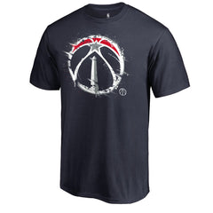 Washington Wizards Splatter Logo T-Shirt Navy
