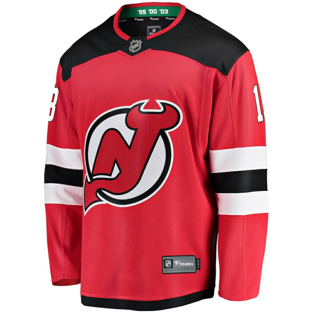 Nico Hischier New Jersey Devils Fanatics Youth Home Breakaway Player Jersey - Red | Fanatics online